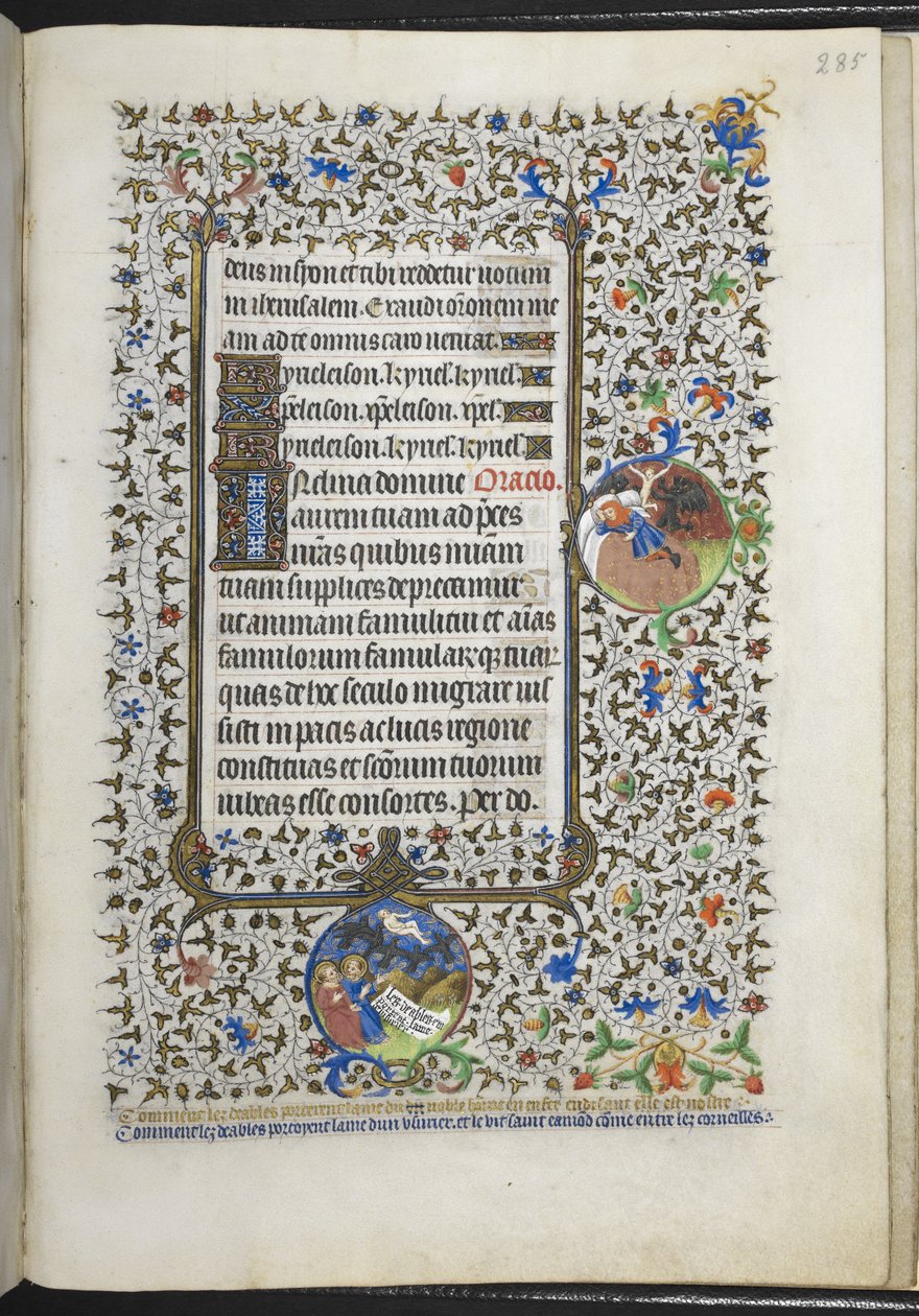 Přidat Ms 18850 f.285r Book of Hours (The Bedford Hours) c.1410-30 (inkoust, barva a zlato na pergamenu) od French School