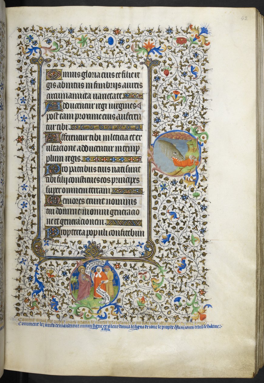 Přidat Ms 18850 f.42r Book of Hours (The Bedford Hours) c.1410-30 (inkoust, barva a zlato na pergamenu) od French School