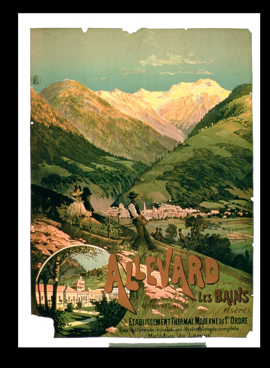 Reklama pro Allevard Les Bains, Isere od French School