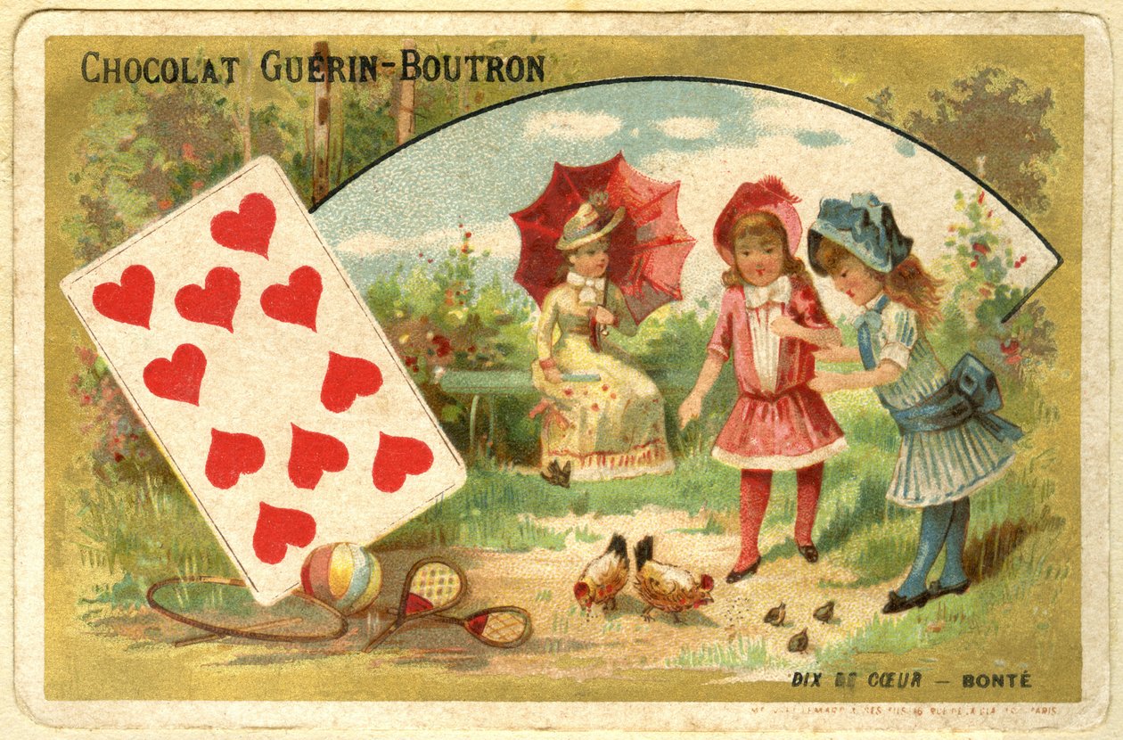 Reklamní chromolitografie čokolád Guérin Boutron (chromolitograf) od French School