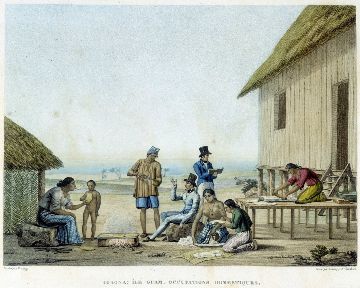 Agagna: Ostrov Guam, domácí zaměstnání od French School