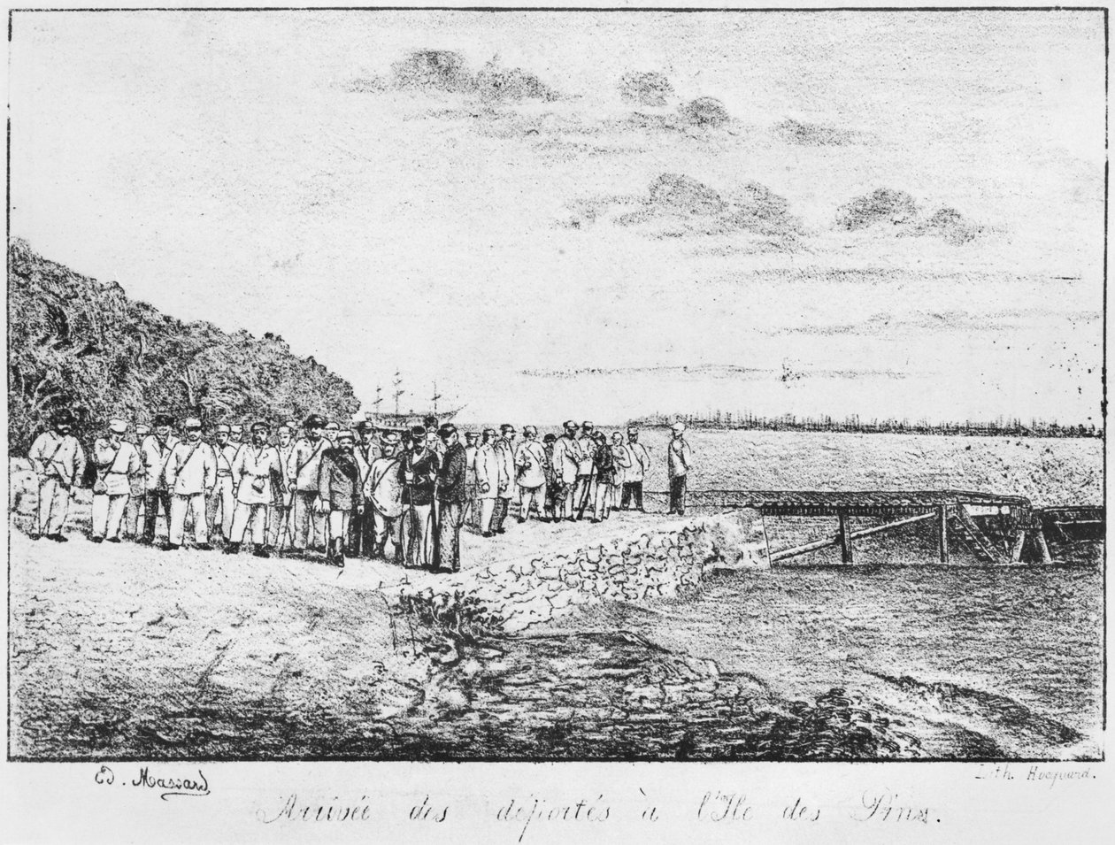 Album Isle of Pines, Příjezd deportovaných, 1877 od French School