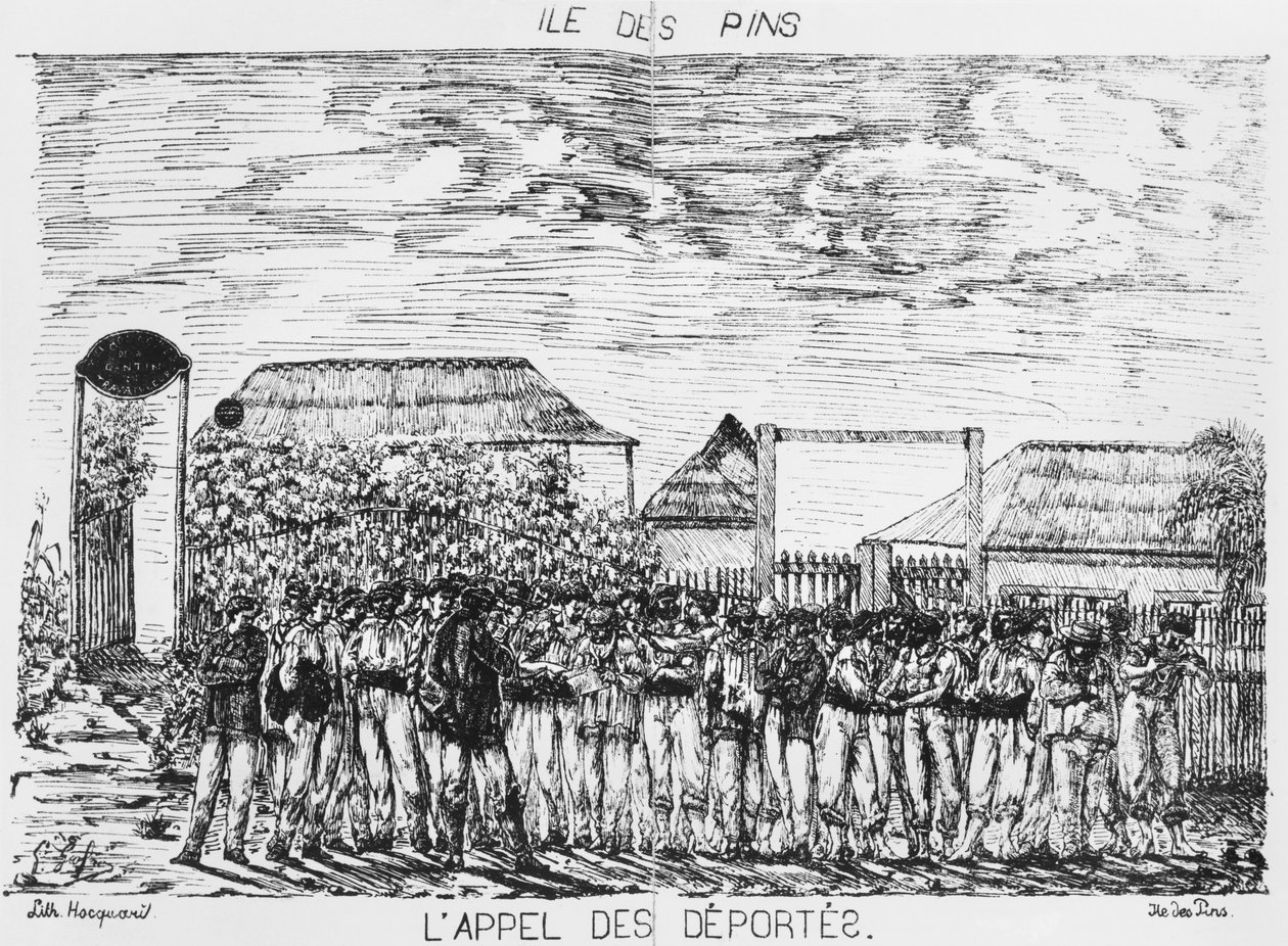 Album of the Isle of Pines, Seznam deportovaných, 1878-79 od French School