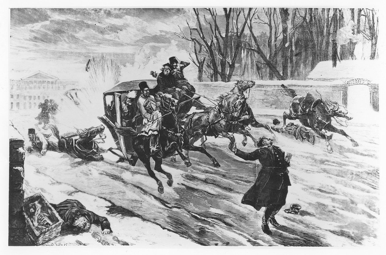 Alexandr II. zavražděn v Petrohradě 13. března 1881 od French School