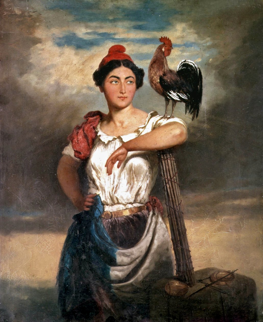 Alegorie republiky v roce 1848 od French School