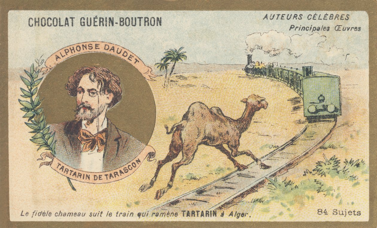 Alphonse Daudet (1840-1897), francouzský spisovatel a dramatik, autor „Ttartarin de Tarascon“ (1872) od French School