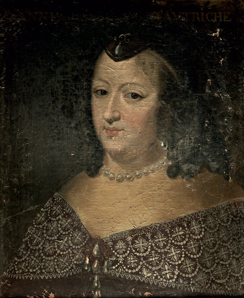 Anna Rakouská (1601-66) od French School