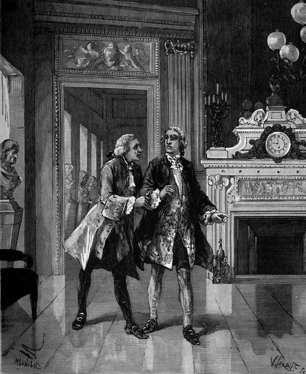 Antoine Laurent de Lavoisier (1743-1794) odmítl jed navržený přítelem, aby se vyhnul utrpení jeho popravy. od French School