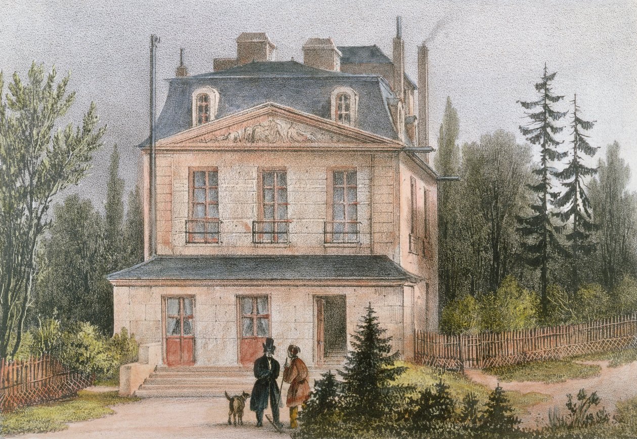 Antoine de Fourcroy v Jardin des Plantes v Paříži od French School