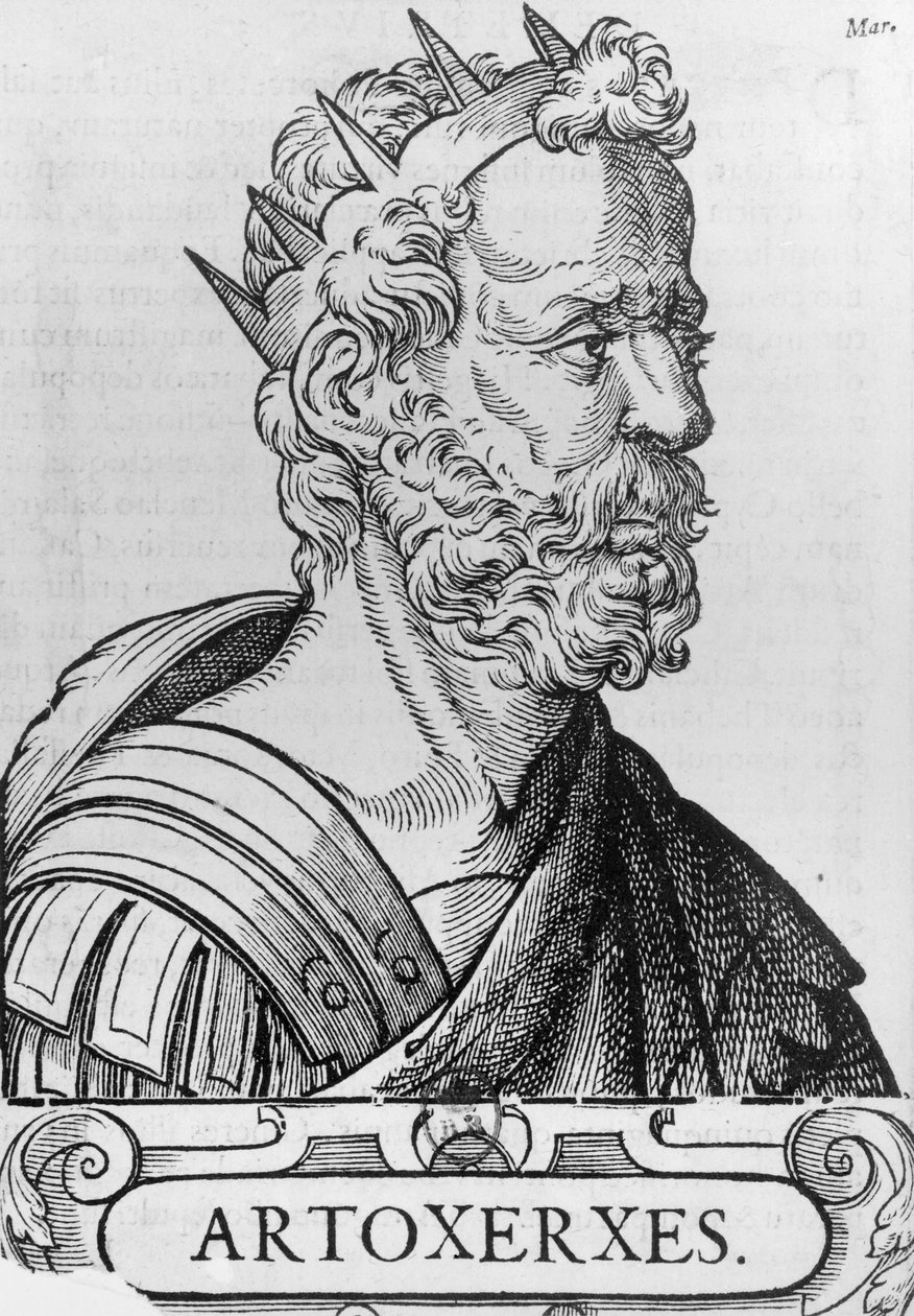 Artaxerxes II. (asi 404-358 př. n. l.) perský král od French School