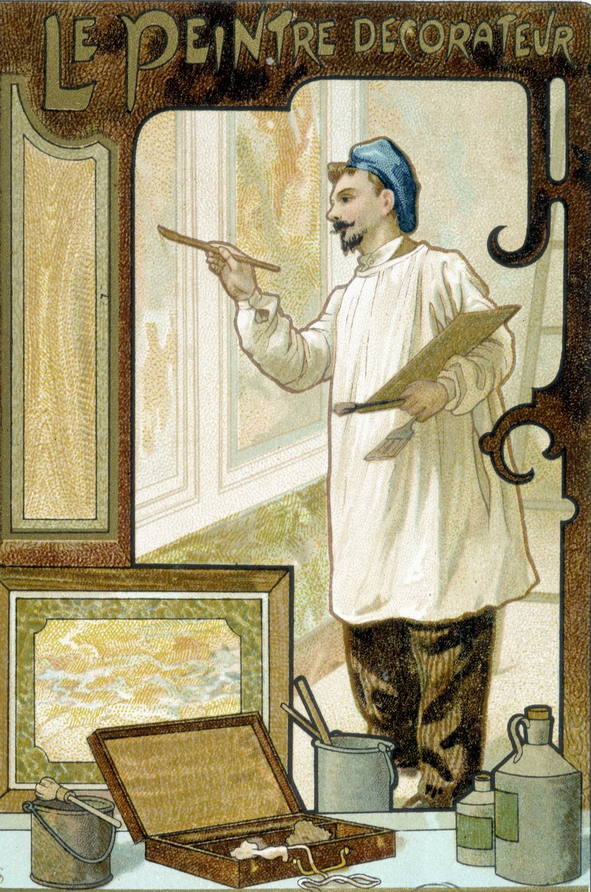 Řemeslník: malíř dekoratér - Chromo. od French School