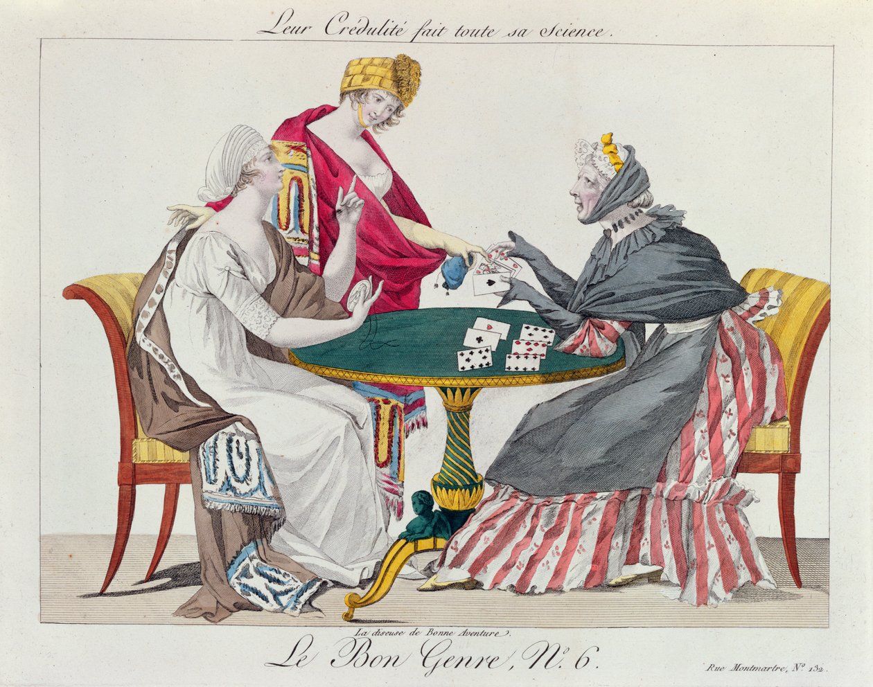 U Fortune Teller, od le Bon Genre, 1800 od French School