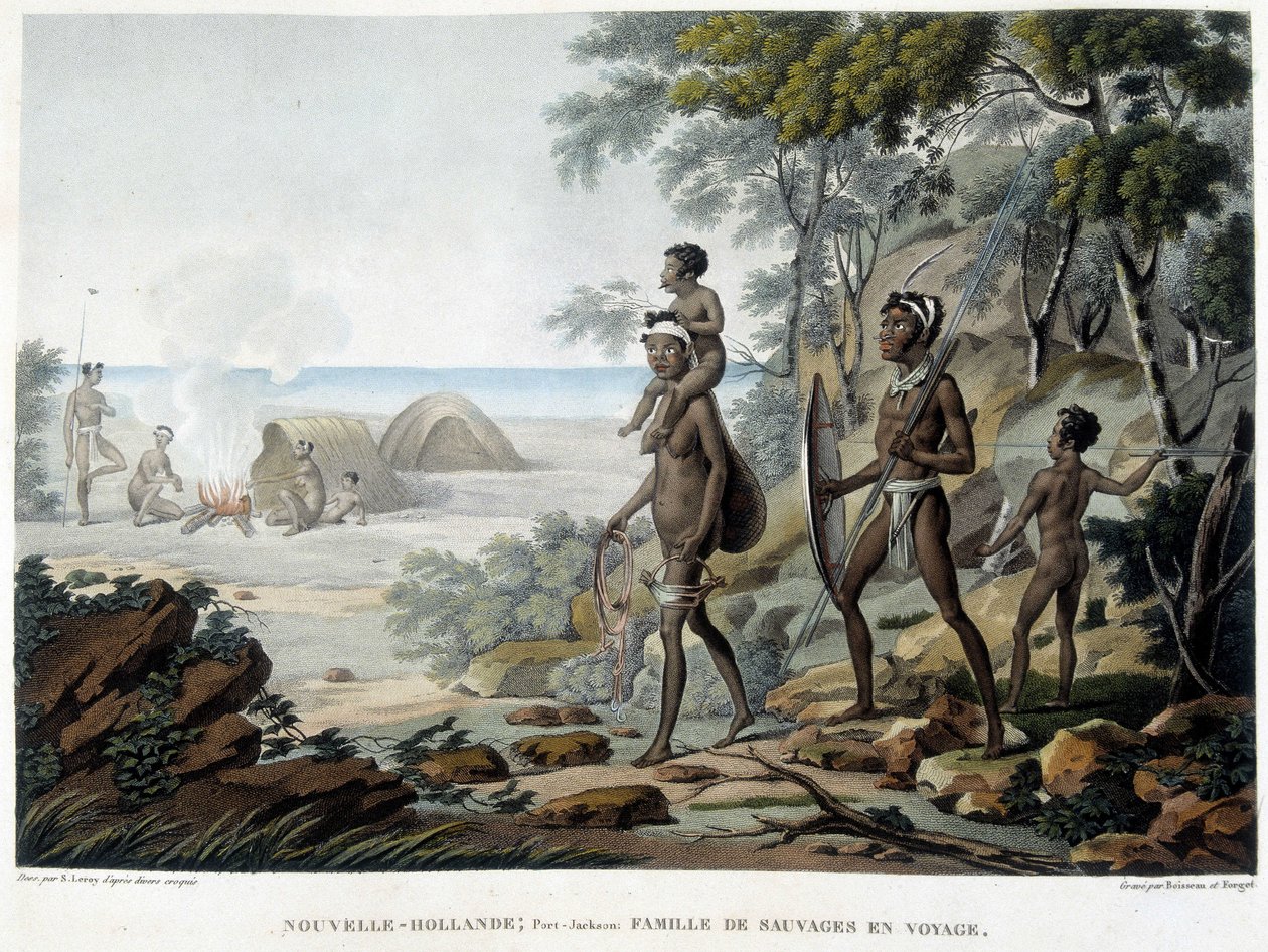 Australská domorodá rodina cestuje od French School