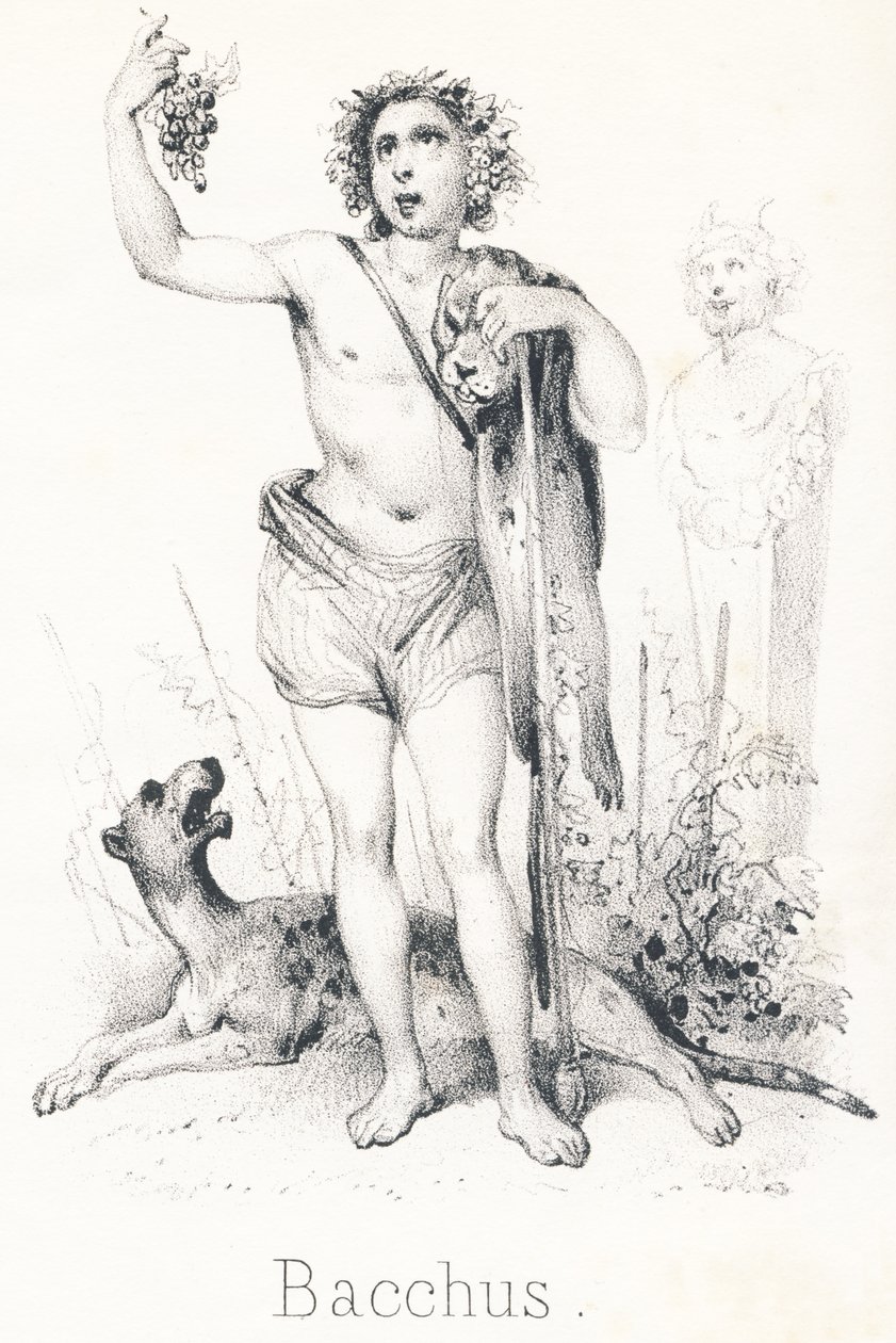 B Bacchus: Syn Jupitera a Semele od French School