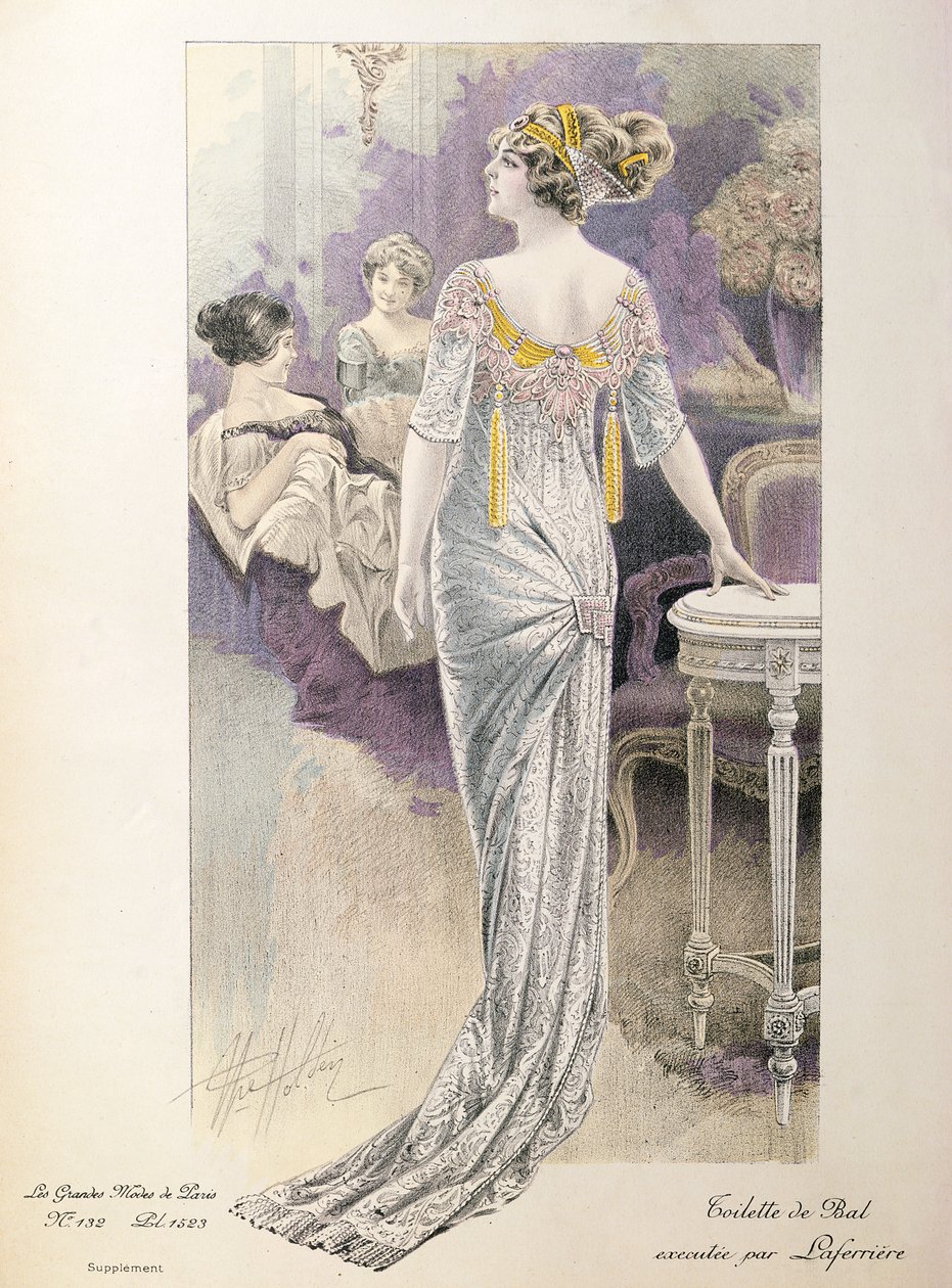 Plesové šaty z Les Grandes Modes de Paris od French School