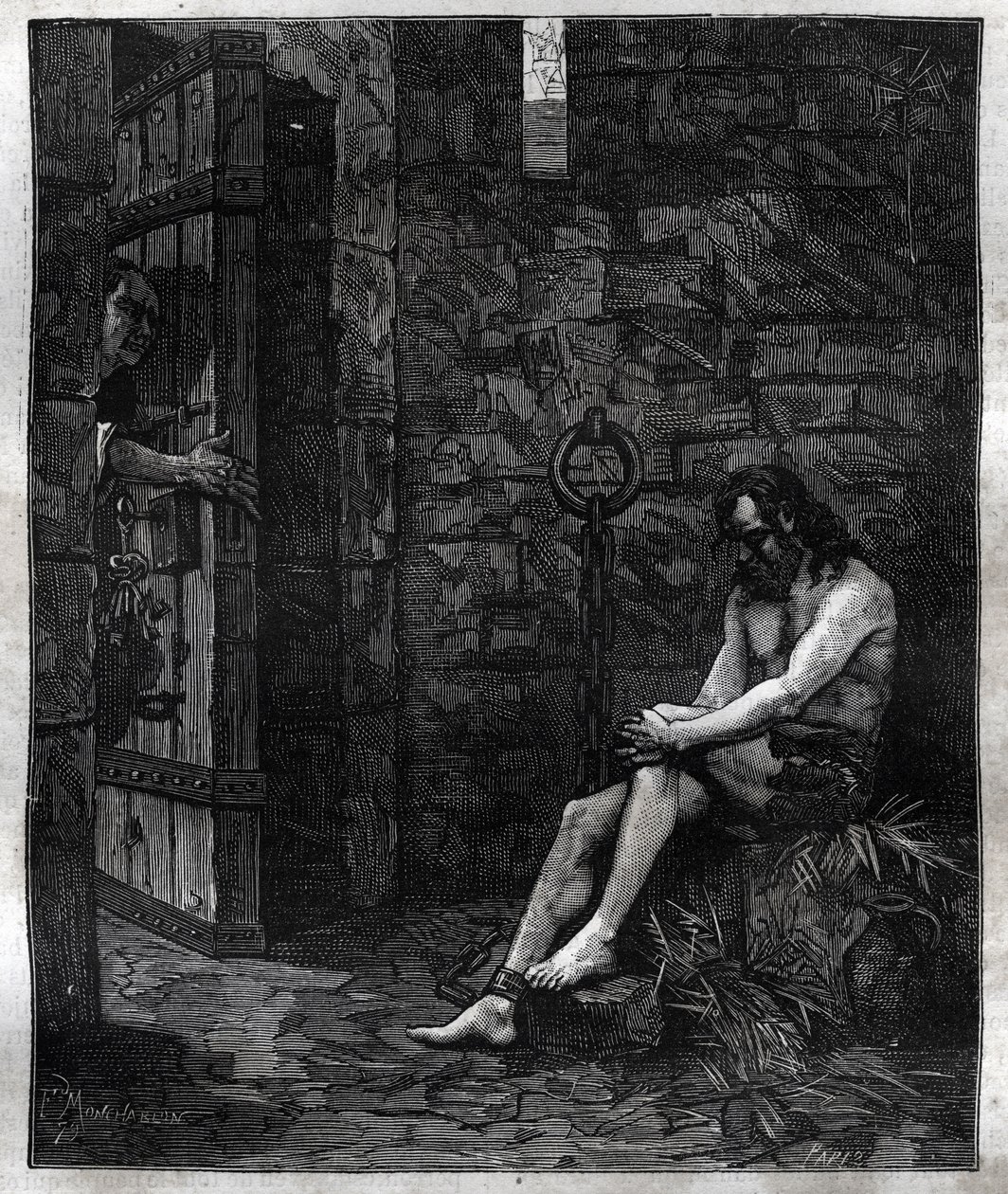 Balufeau uvězněný v Bastile Ludvíkem XIII. - Ludvík XIII. (1601-1643) se spokojil s tím, že byl Jacques Baloufeau, dit de Saint-Angel (Svatý Anděl) přiveden do Bastily - v „Paris a travers les století““ od French School