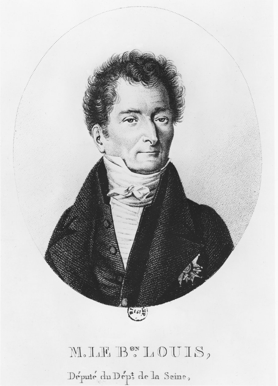 Baron Joseph Dominique Louis (rytina) od French School