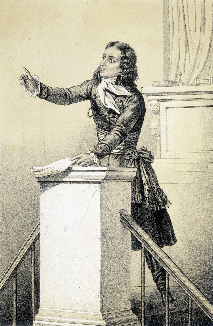 Barrère - v “” Galerii historique de la Revolution francaise”” od Alberta Maurina od French School