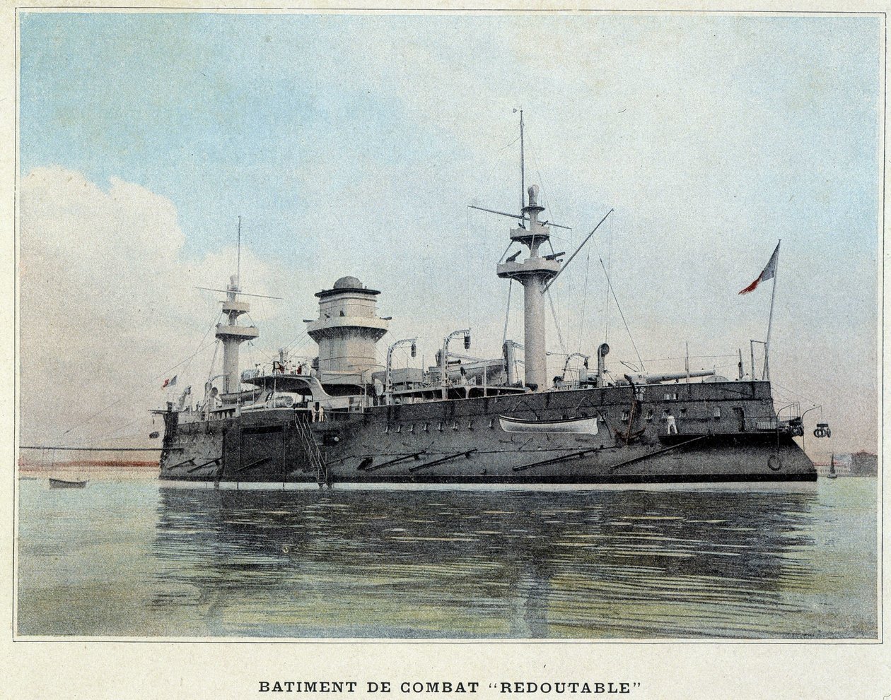 Bitevní loď „“ Formidable““ – v „“ Vojenské album – Navy: Life on board““ od French School