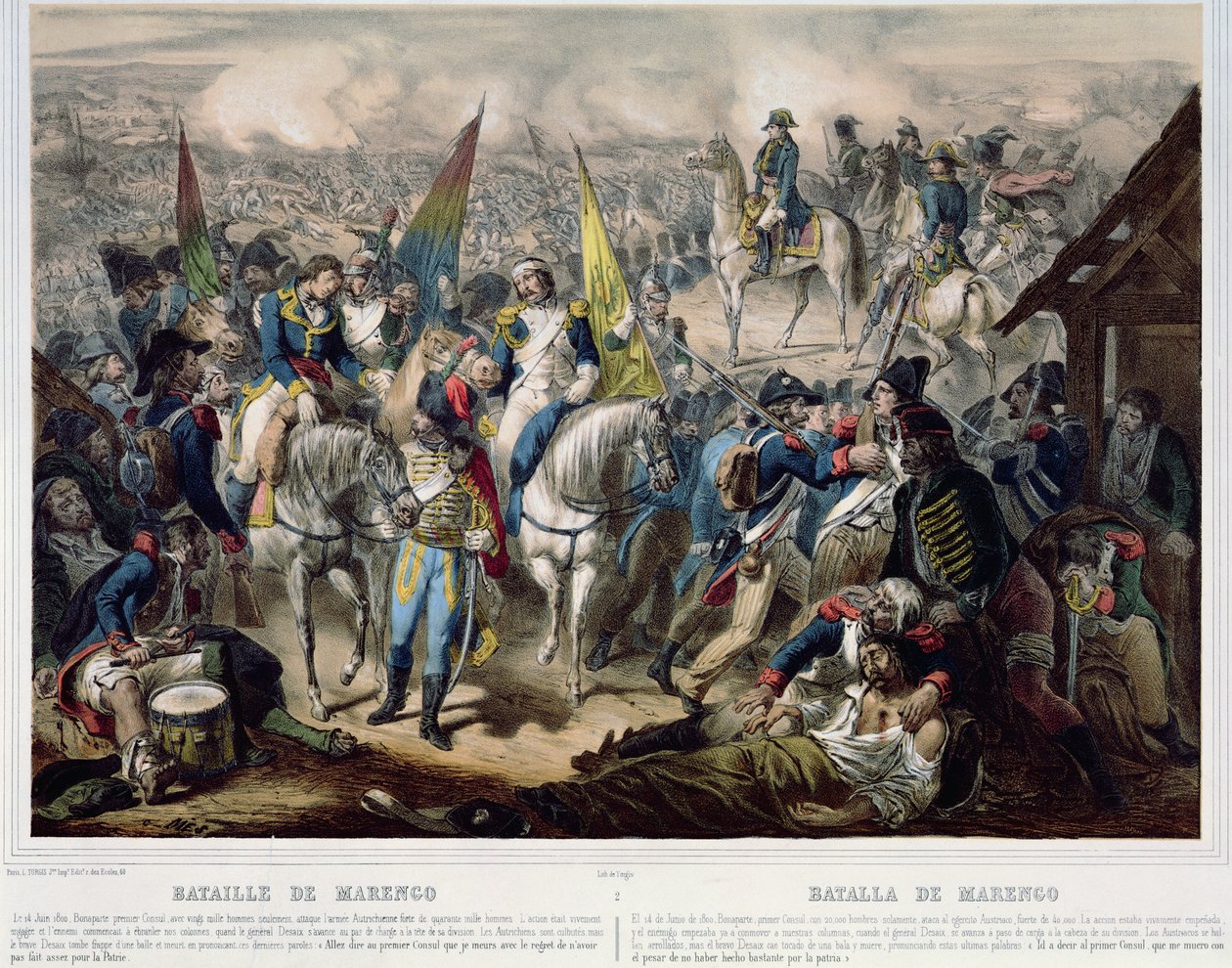Bitva u Marenga 14. června 1800 od French School