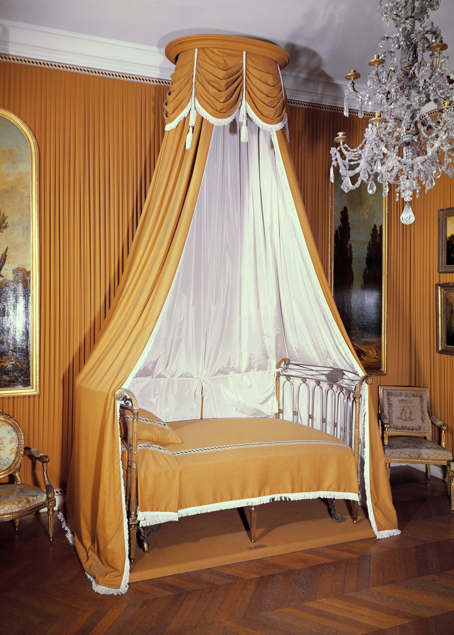 Postel s baldachýnem, cca 1790-91 od French School