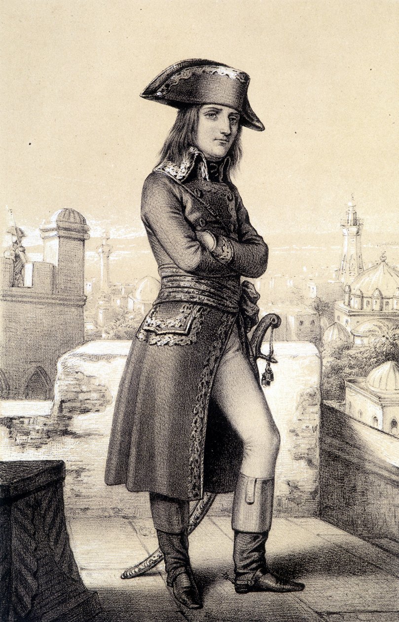 Bonaparte - v „“Historické galerii francouzské revoluce”” od Alberta Maurina od French School
