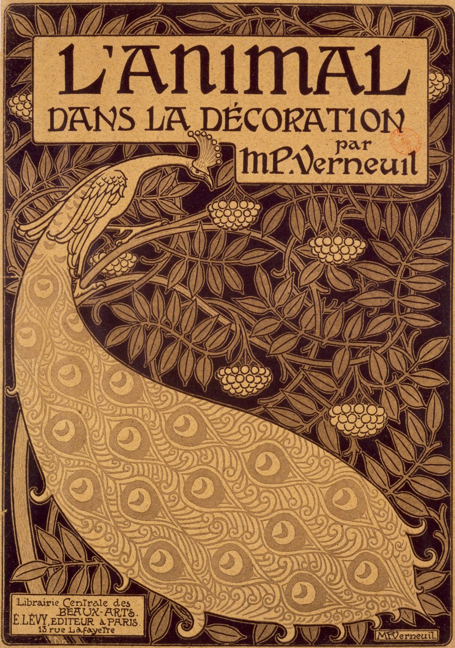 Kniha Jacket for Lanimal dans la Decoration od Maurice Pillard Verneuil, vydaná 1897 od French School