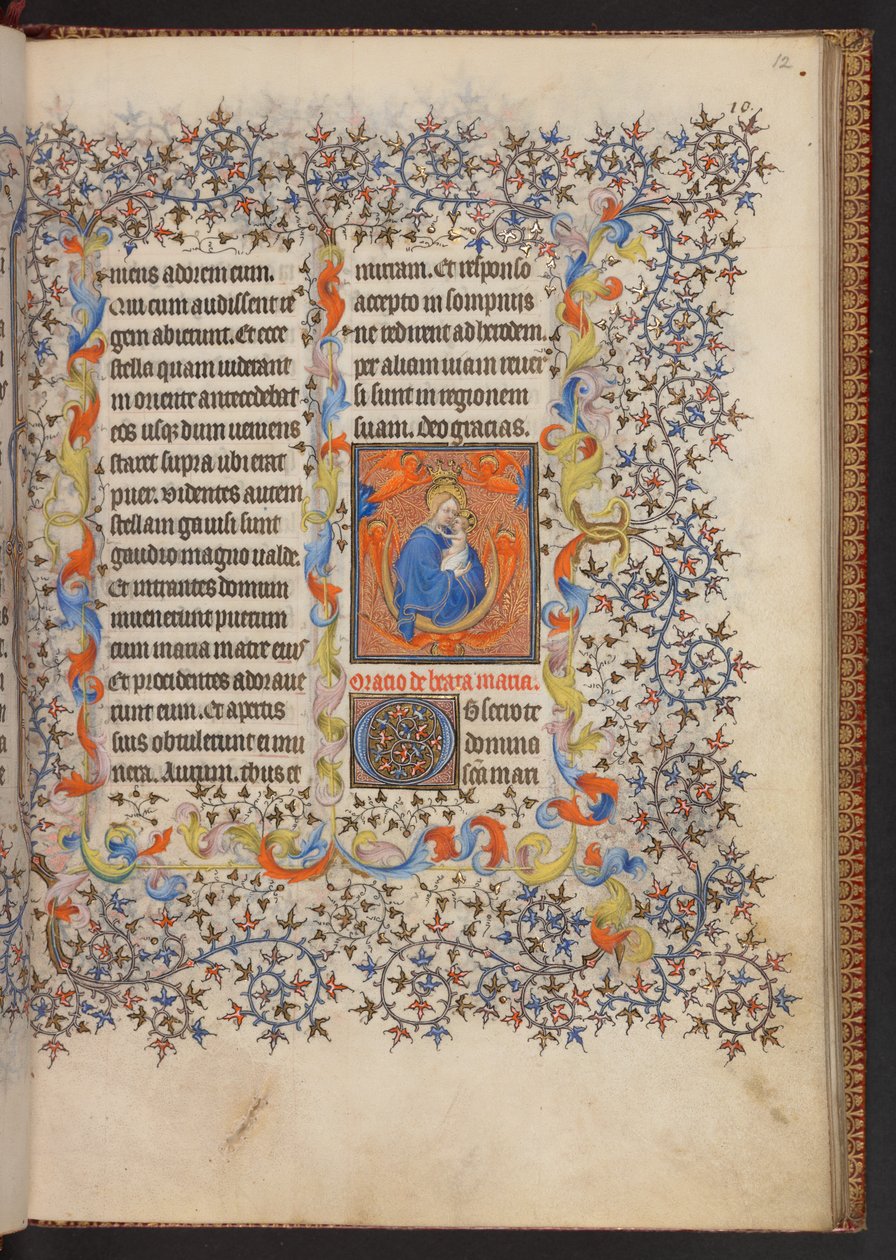 Kniha hodin, Přidat MS 32454 f.12r, Francie od French School
