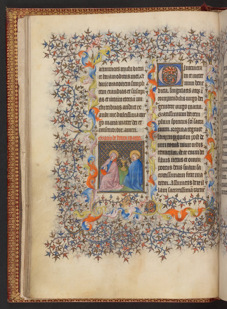 Kniha hodin, Přidat MS 32454 f.14v, Francie od French School