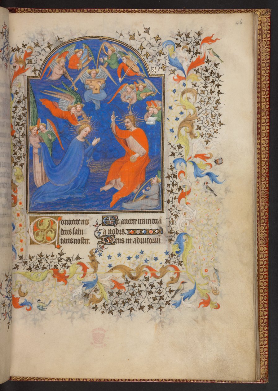 Kniha hodin, Přidat MS 32454 f.46r, Francie od French School