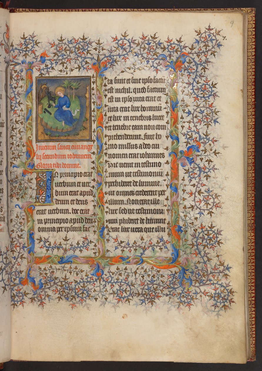 Kniha hodin, Přidat MS 32454 f.9r, Francie od French School
