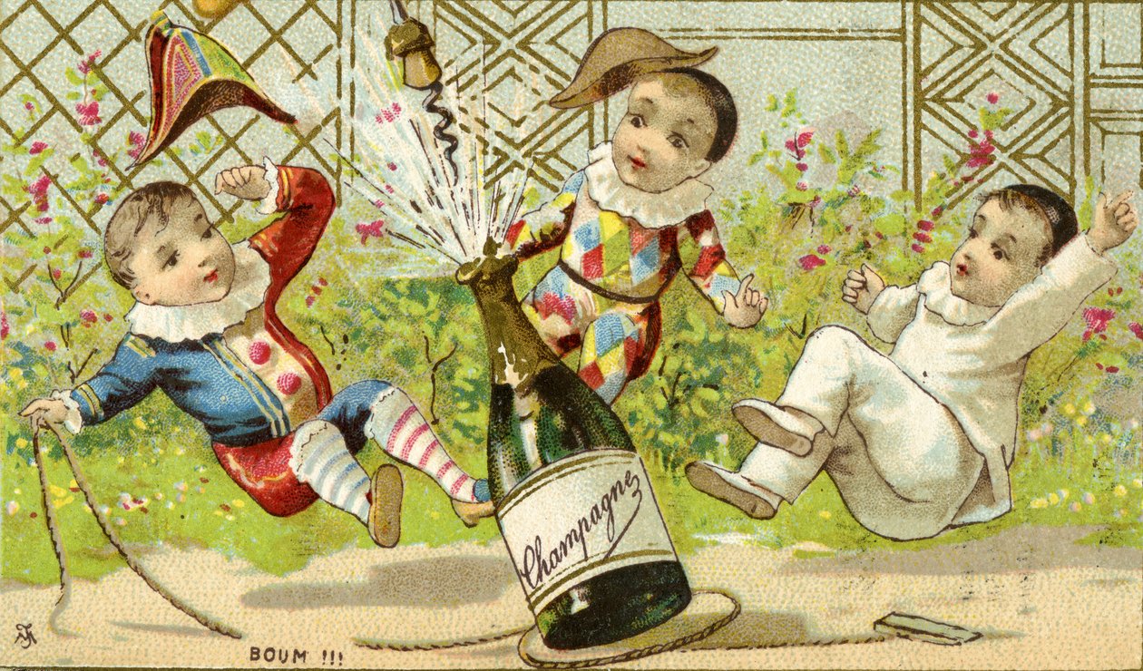 Boum!!! Champagne!, kolem roku 1895 (viz také 488393) od French School