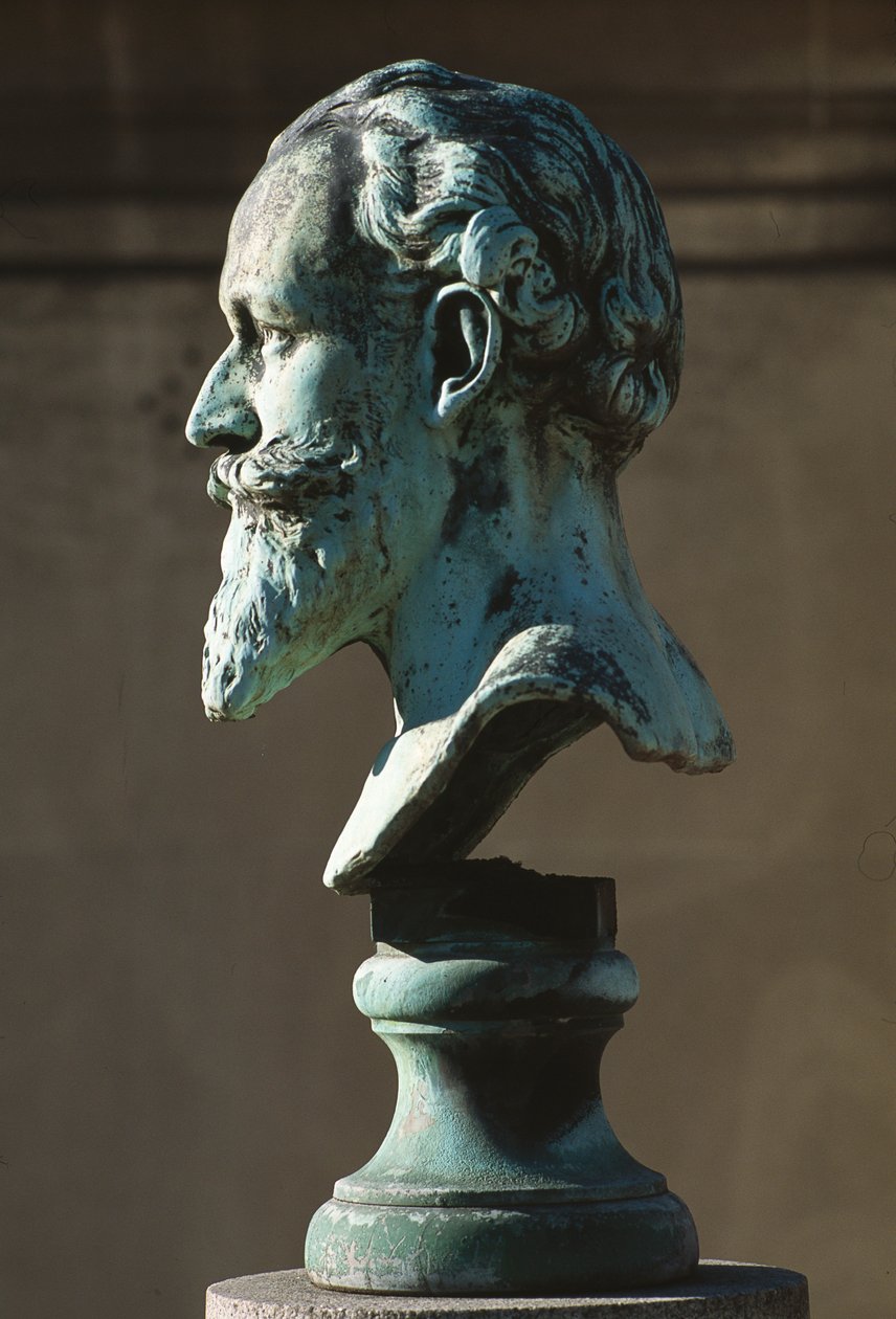 Busta Edouarda Maneta (1832-83) (bronz) (viz také 287311) od French School