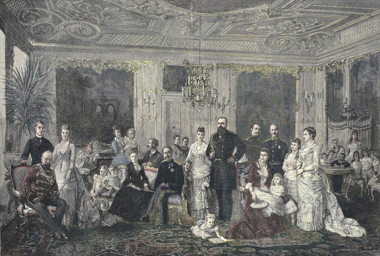 Křesťan IX král dánský od French School
