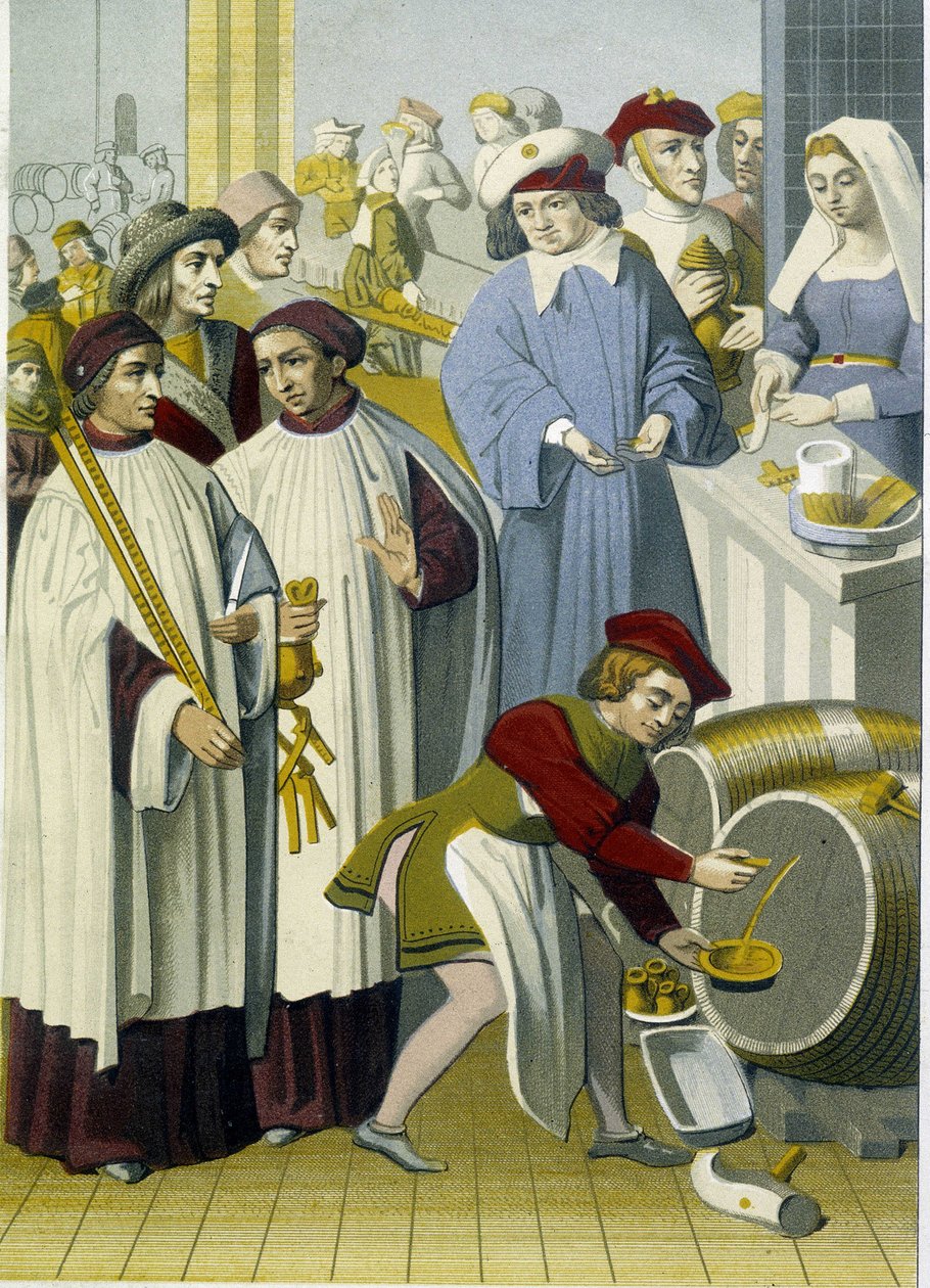 Kabaret interiér ve středověku, Arts Deco. od French School