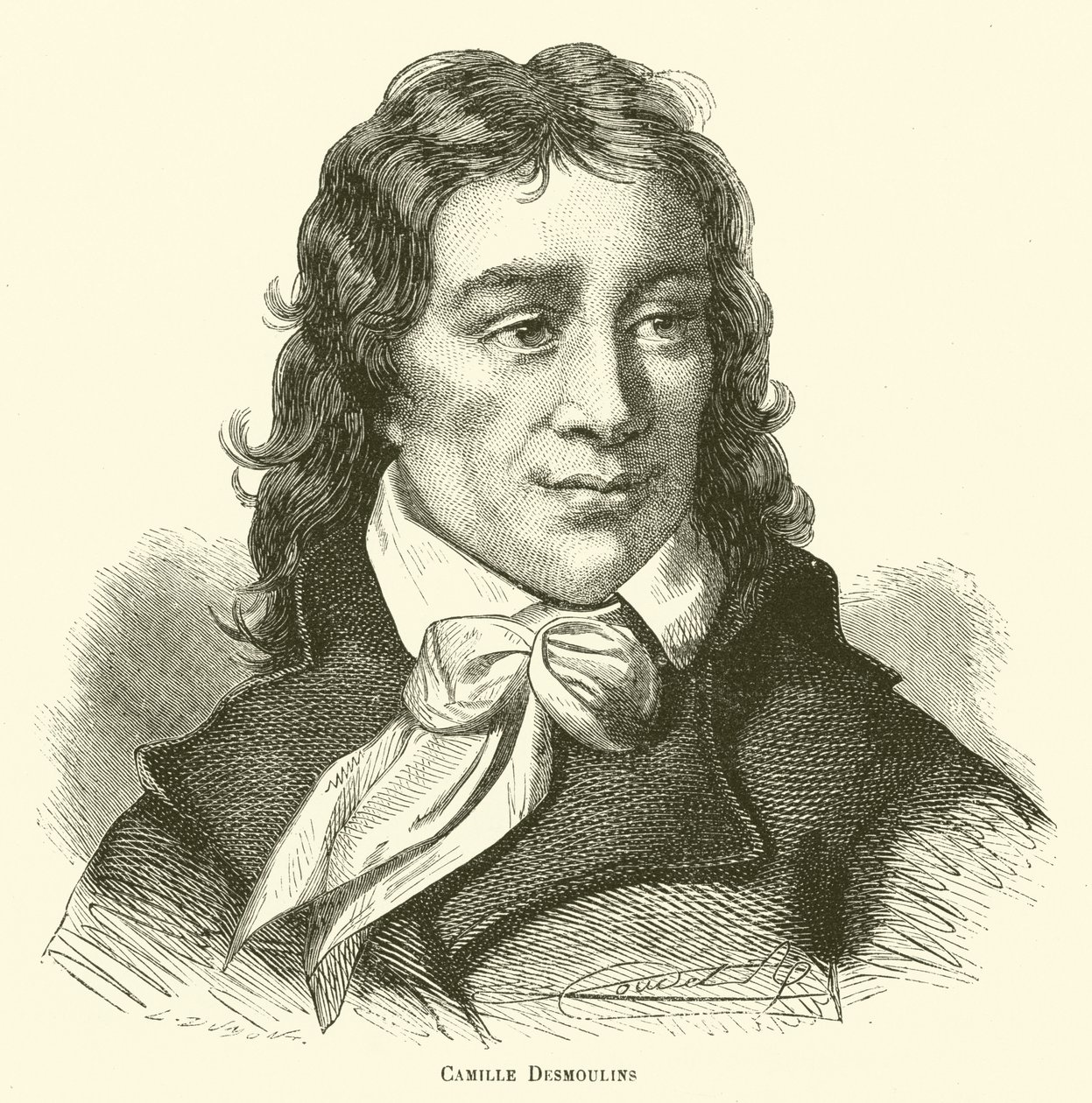 Camille Desmoulins (rytina) od French School