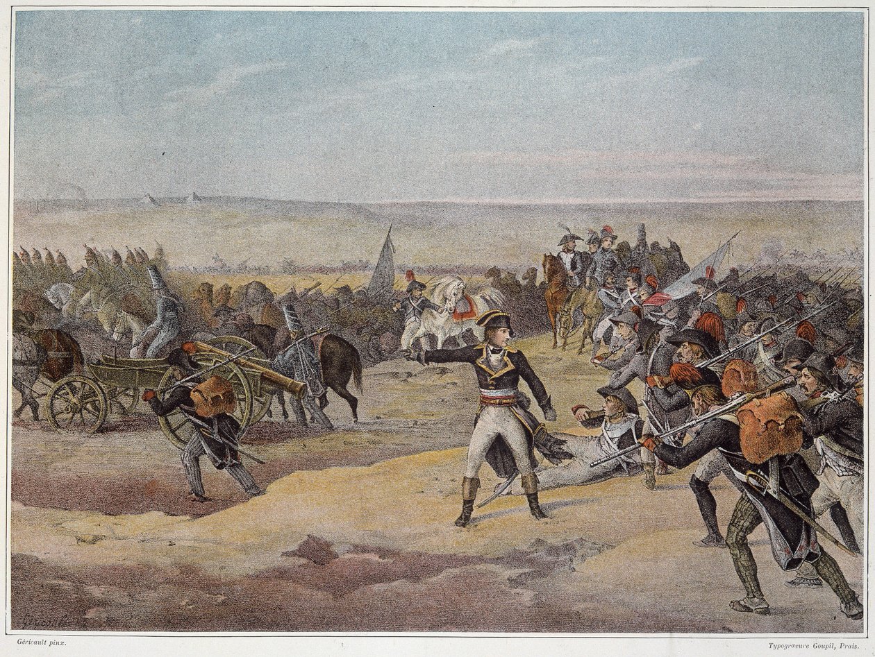 Kampaň (expedice) Egypta (1798-1801), Armee of the Orient: Procházka pouští. 1798. od French School