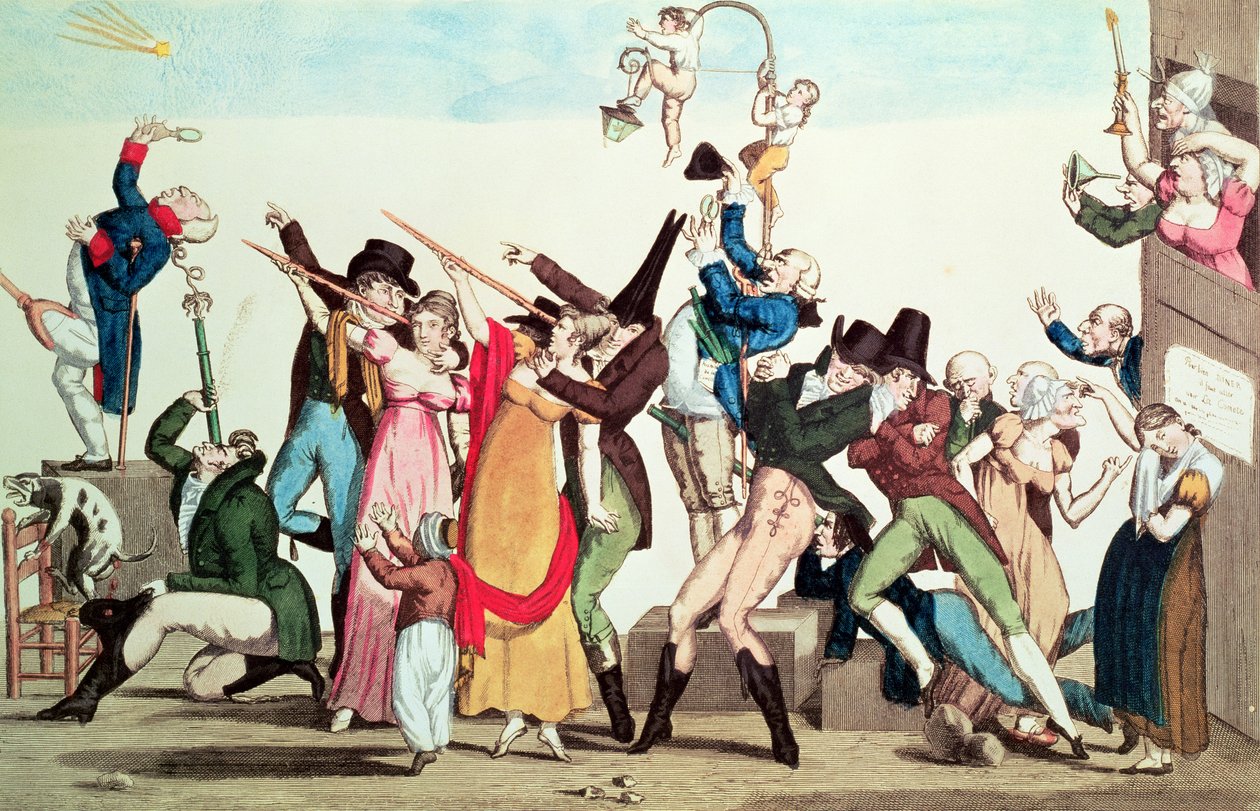 Karikatura na kometě 1811, kolem roku 1811 od French School