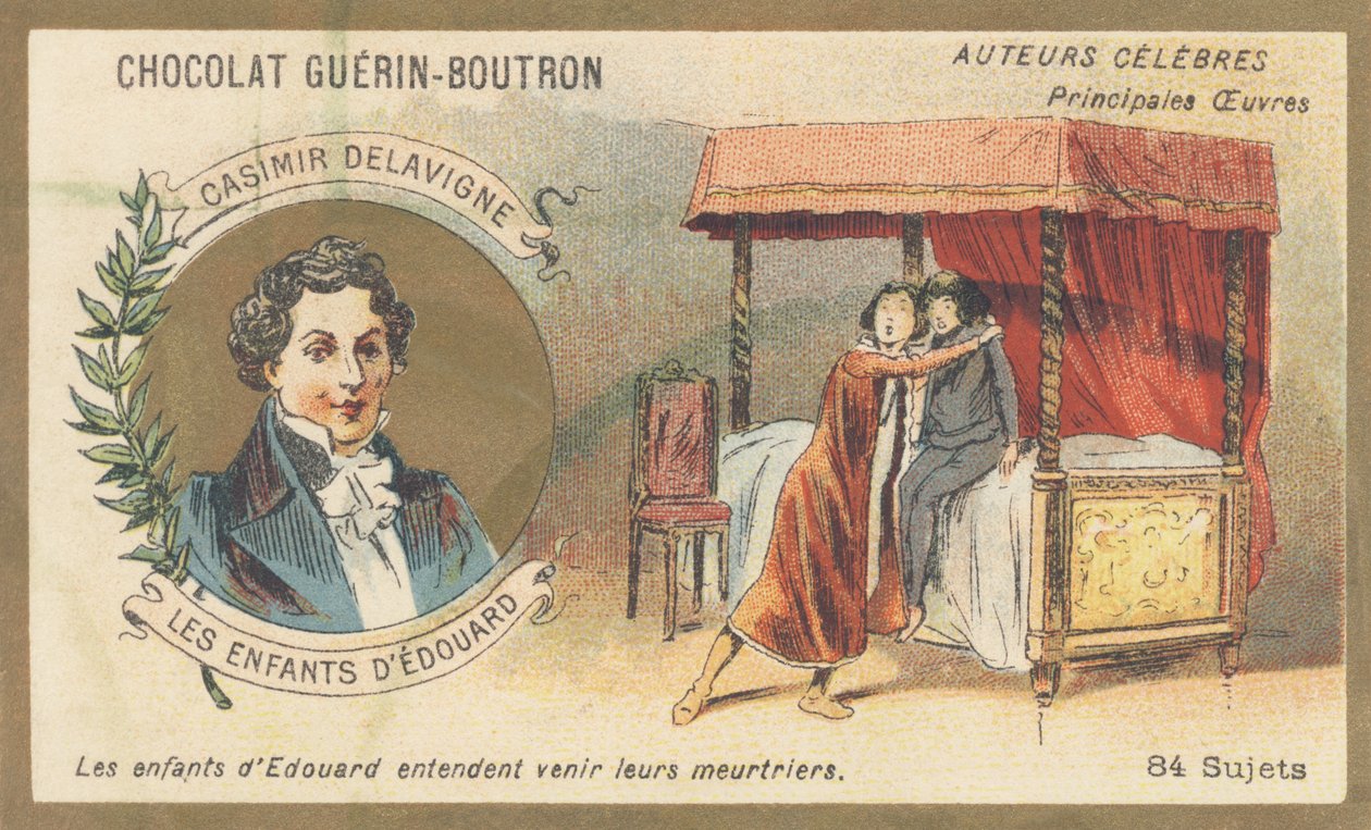 Casimir Delavigne (1793-1843), francouzský básník a dramatik, autor „Les enfants d