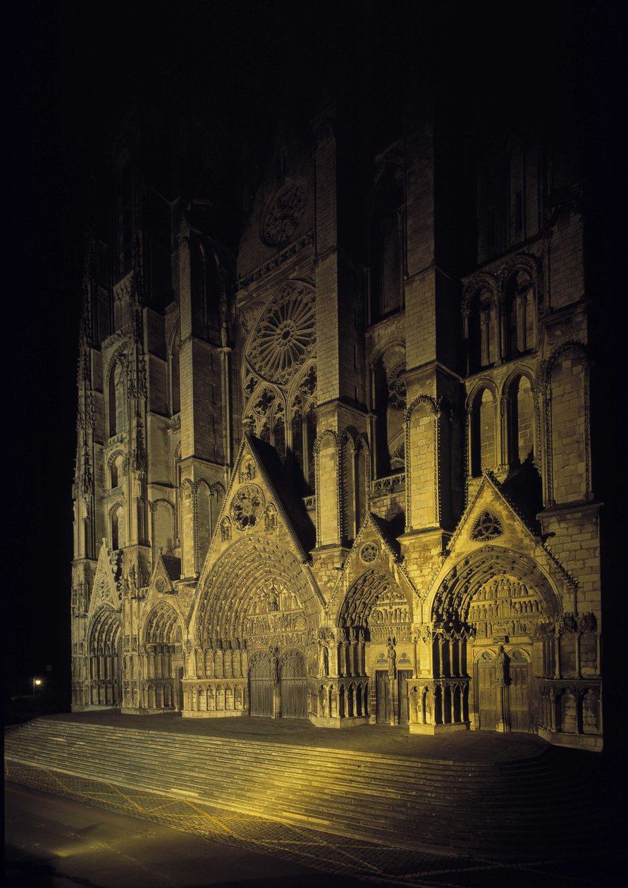 Cathedrale de Bourges od French School