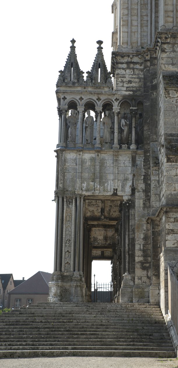Cathedrale de Chartres, detail jižního portálu od French School