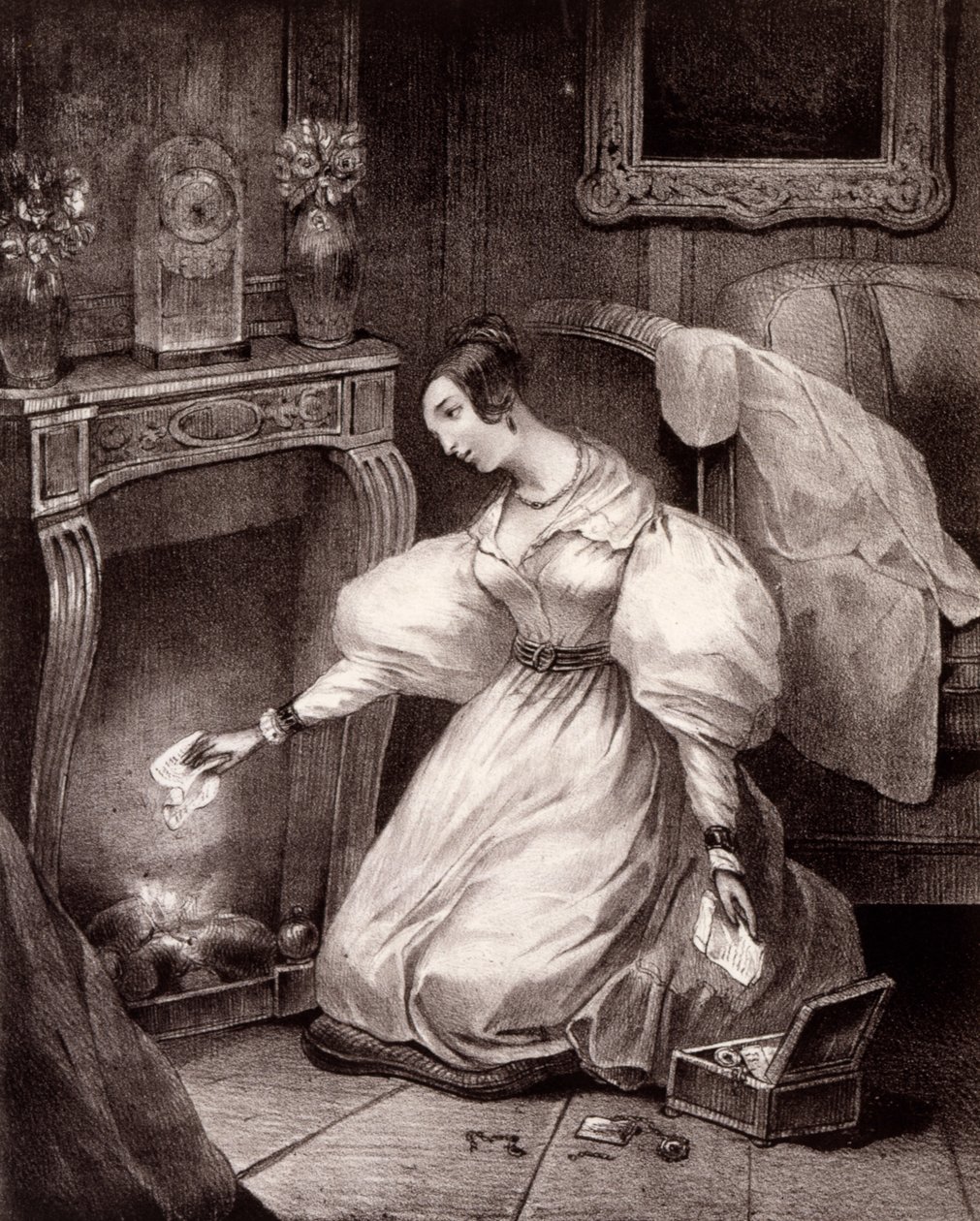 Chagrin DAmour, začátek C19 od French School