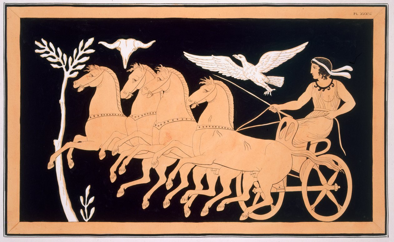 Charioteer, publikoval 1808-10 od French School