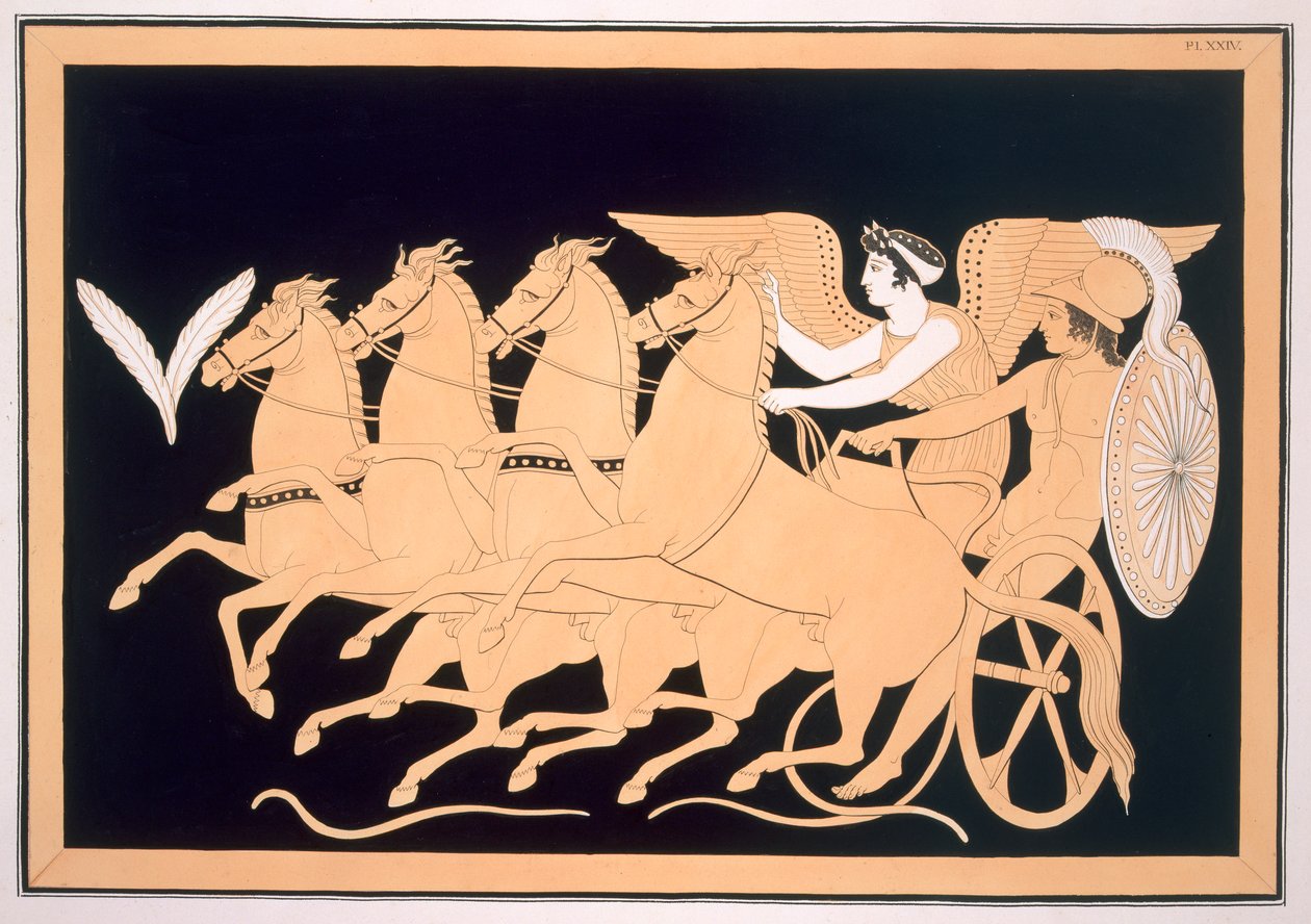 Charioteers, publikoval 1808-10 od French School