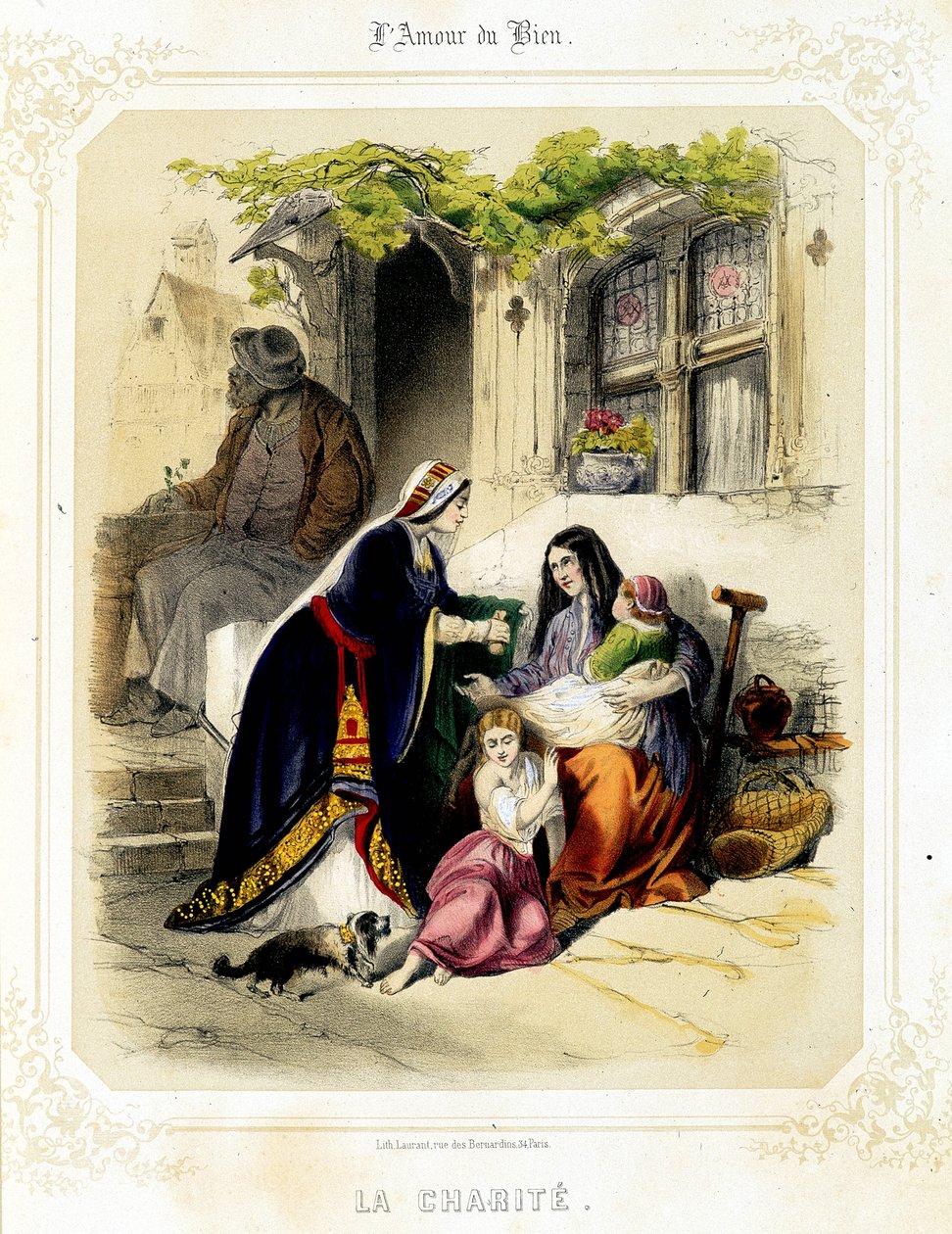 Charita. V lásce k dobru Sauvageota, druhá polovina 19. století. od French School