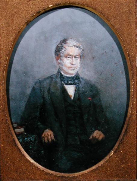 Charles-Gabriel Pravaz (1791-1853) kolem roku 1840 (olej na plátně) od French School
