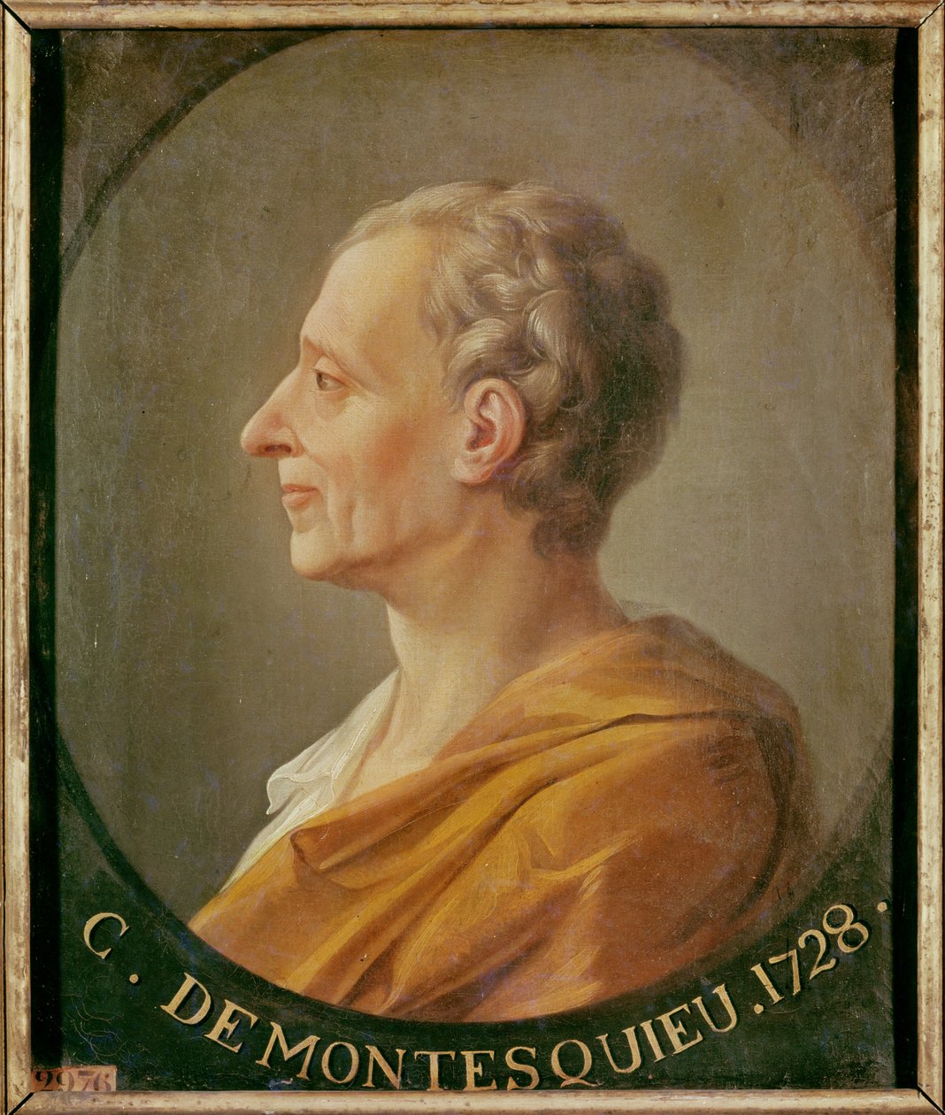 Charles Baron de Montesquieu, státník a filozof ... od French School