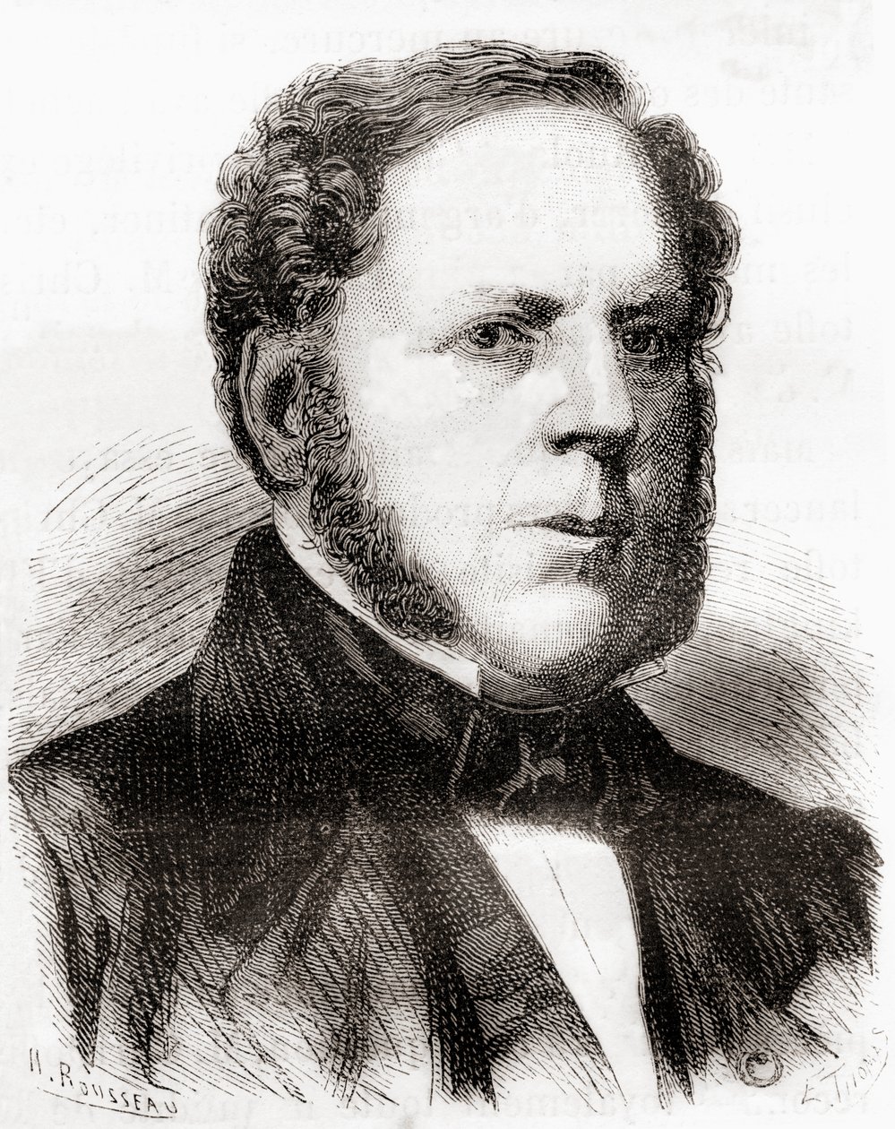 Charles Christofle, z Les Merveilles de la Science, vydáno kolem roku 1870 (rytina) od French School