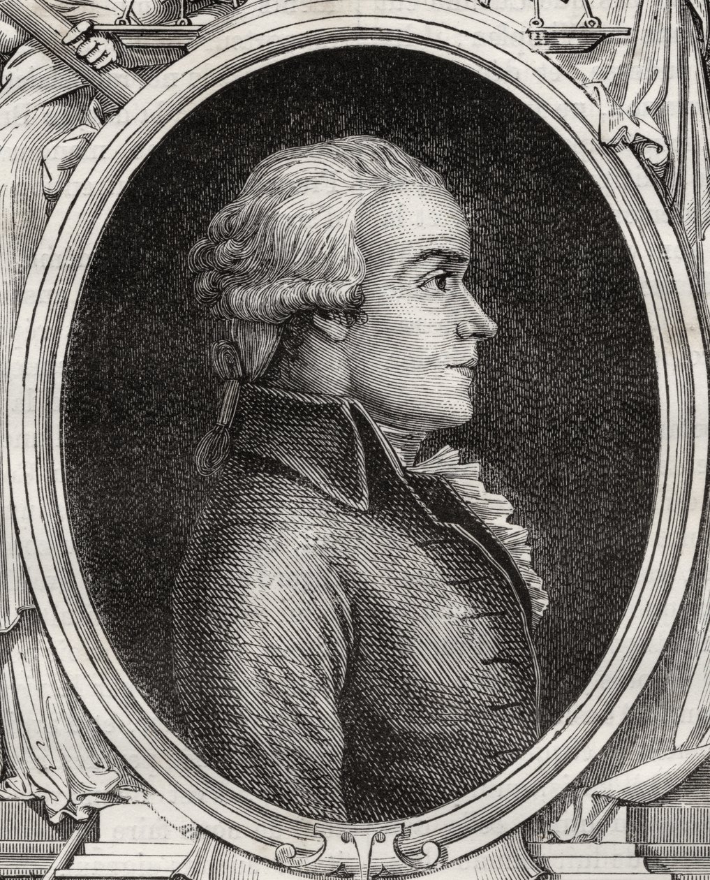 Charles Cochon de Lapparent, z „Histoire de la Revolution Francaise“ od Louise Blanca (1811-82) od French School