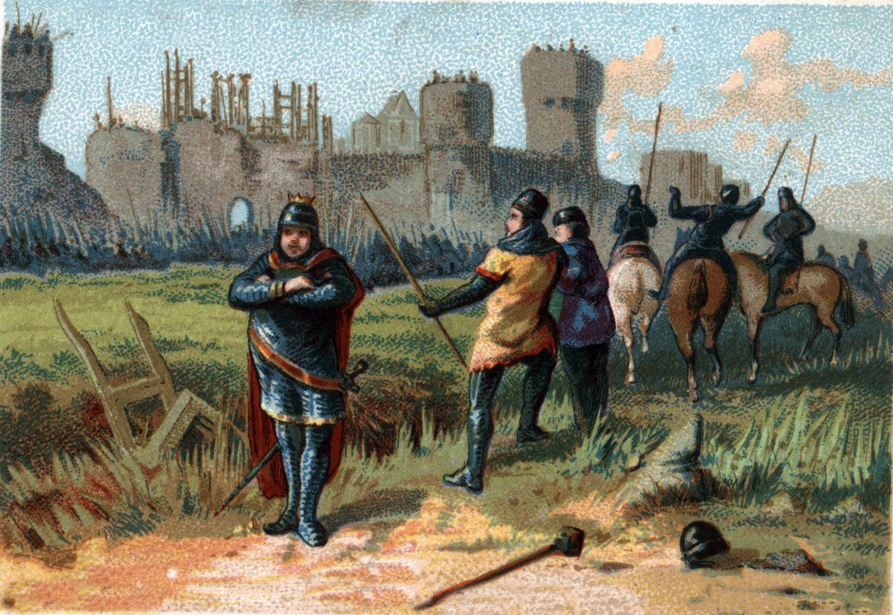 Charles III 3, Gros (839-888), císař Západu (881-887) a Regent Francie (884-887) tábořili pod hradbami Paříže, aniž by se odvážili bojovat s Normany, a raději si koupil svůj důchod za cenu peníze. od French School